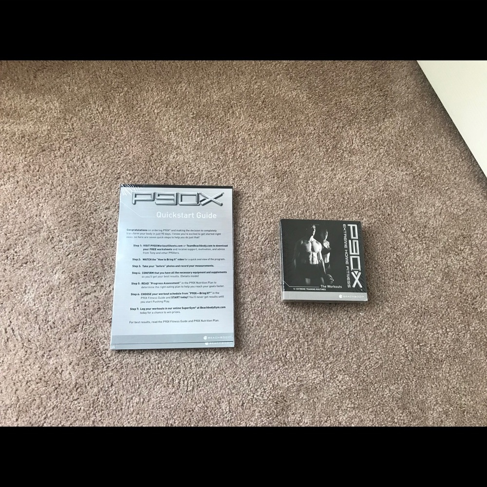 P90X original program DVD’s and program guide